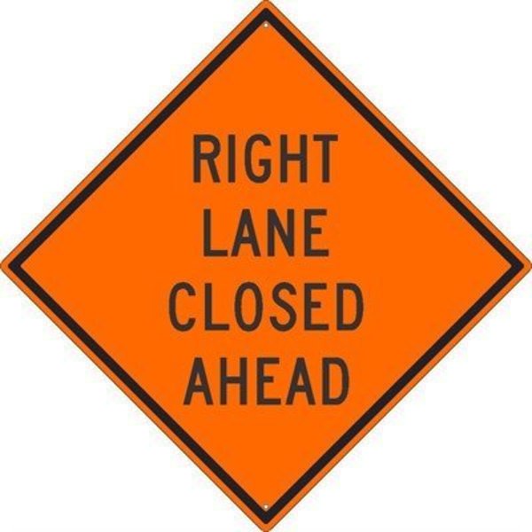 Nmc Right Lane Closed Ahead Sign TM180K